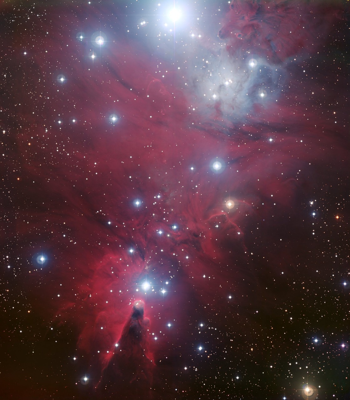 ngc 2264, dark cloud, cone nebula